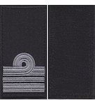 Погон морської охорони  капітан лейтенант (на липучці)