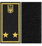 Погон Інспектор митної служби 3 рангу (нитка жовта, на липучці)