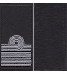 Погон морської охорони  капітан 3 рангу (на липучці)