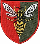 Шеврон 38 зенітний ракетний полк (кольоровий)