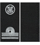 Погон морської охорони з емблемою лейтенант (на липучці)