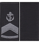 Погон морської охорони головний корабельний старшина (на липучці)