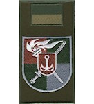 Шеврон-заглушка на липучці Військова академія м.Одеса (польовий прапорець)