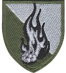 Шеврон 45 окрема десантно-штурмова бригада (полум'я)