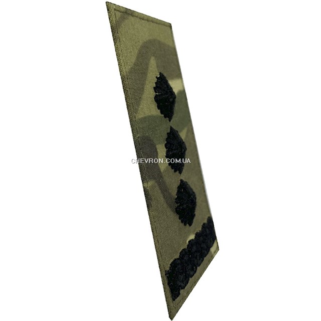 Погон ЗСУ полковник (мультикам, 3D, на липучці)