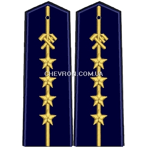 Погони з/д молодшого складу 4 зірки