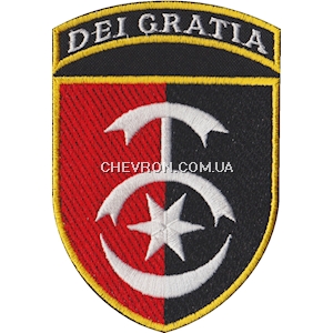 Шеврон 30 ОМБр "DEI GRATIA"