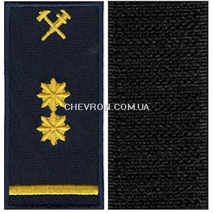 Погон УЗ-2Р (нитка жовта, на липучці)
