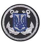 Кокарда ВМС (біла нитка, коло)