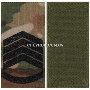 Погон ЗСУ головний сержант (на липучці)