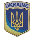Шеврон "UKRAINE" (тризуб)
