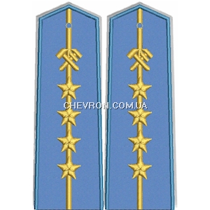 Погони з/д молодшого складу 4 зірки