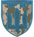 Шеврон Територіальна оборона (тризуб) (кольоровий)