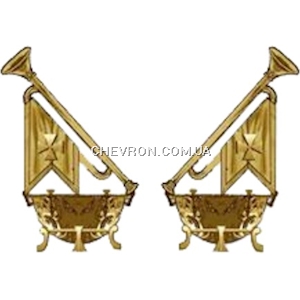 Емблема на комір Військові диригенти та музиканти