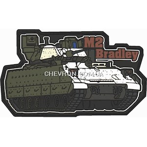 Патч гумовий "M2 Bradley" (на липучці)