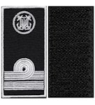 Погон морської охорони з емблемою старший лейтенант (нитка біла, на липучці)