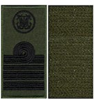 Погон морської охорони з емблемою капітан 2 рангу (на липучці)