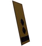 Погон ЗСУ підполковник (койот, 3D, на липучці)