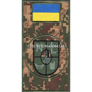 Шеврон-заглушка на липучці Навчальний центр НГУ (в/ч 3007)