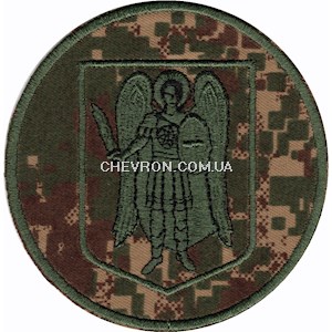 Шеврон НГУ Київ (нитка зелена)