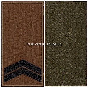 Погон НГУ молодший сержант (на липучці)