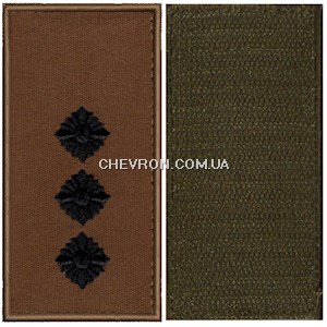 Погон НГУ старший лейтенант (на липучці)