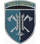 Шеврон 15 окремий полк підтримки морської піхоти (кольоровий)