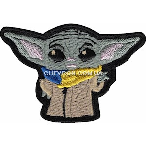 Шеврон "Йода-малюк-UK"