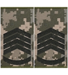Погони ЗСУ головний сержант (старшина) (нитка чорна, муфта)