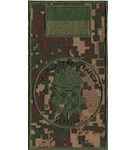 Шеврон-заглушка на липучці Національна гвардія України (польовий прапорець)