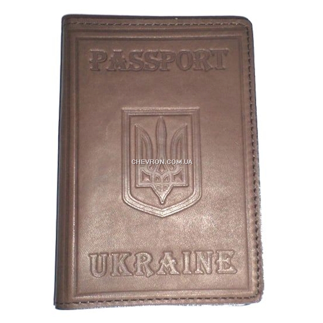 Обкладинка для біометричного загранпаспорта України "PASSPORT UKRAINE" (Артикул 95065)