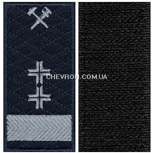 Погон УЗ-2K1ШЛ (нитка сіра, на липучці)