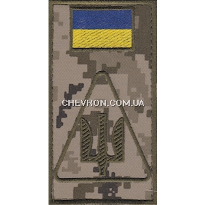 Шеврон-заглушка на липучці  Повітряні Сили ЗСУ 