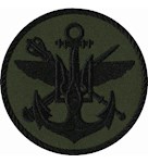 Шеврон Управління ВМС (нитка чорна)