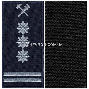 Погон УЗ-3Р2L (нитка сіра, на липучці)