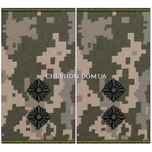 Погони ЗСУ лейтенант (нитка чорна, муфта)