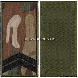 Погон ДПС молодший сержант (з кантом, на липучці)
