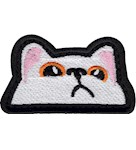 Нашивка Котик білий