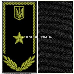 Погон Радник митної служби 3 рангу (нитка гірчиця, на липучці)