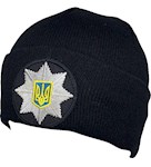 Шапка трикотажна з кокардою Поліція (на флісі)