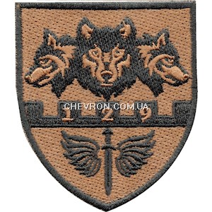 Шеврон 129 ОБ ТрО м.Києва 112 бригади (кольоровий)