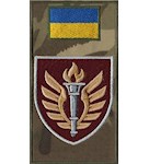 Шеврон-заглушка на липучці 199 Навчальний центр ДШВ (кольоровий)
