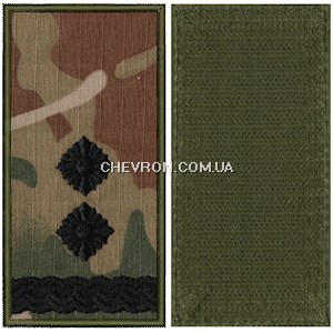 Погон ДПС підполковник (з кантом, на липучці)