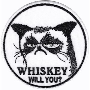 Шеврон "WHISKEY WILL YOU?"