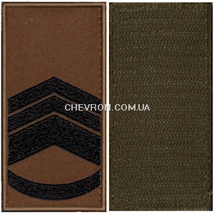 Погон НГУ старший майстер-сержант (на липучці)