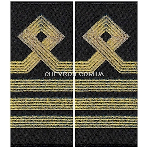 Погони торгового флоту України  старший командний склад 9 категорія