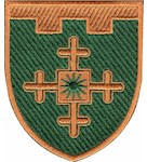 Шеврон 1 ОБр ТРО ім. Івана Богуна (кольоровий)