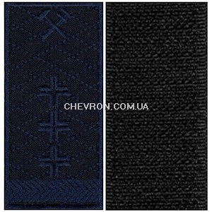 Погон УЗ-3K1Л (нитка синя, на липучці)