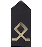 Погон ВМС курсант (1 категорії, галун, муфта)