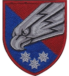 Шеврон 25 повітряно-десантна бригада (орел, кольоровий)